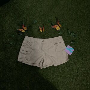 Calvin Klein Collection Beige Cargo Shorts